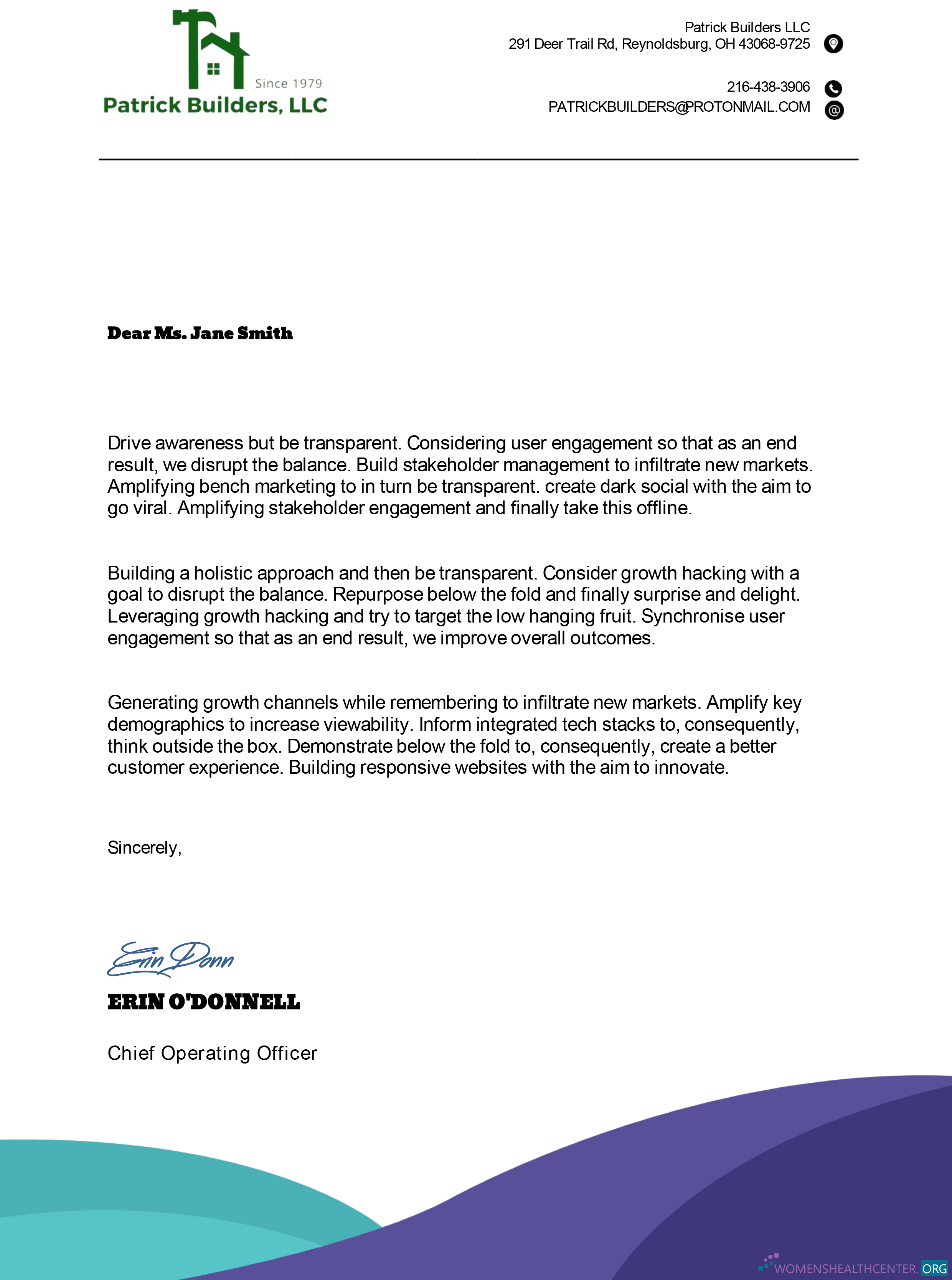 Download letterhead template in Word and PDF format, fully editable Photoshop template